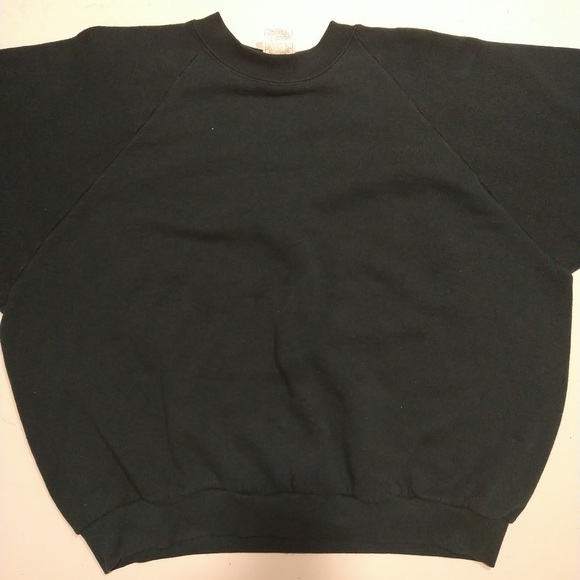 '90s vintage fruit of the loom blank sweatshirt XL USA Made measurement green - Picture 2 of 7